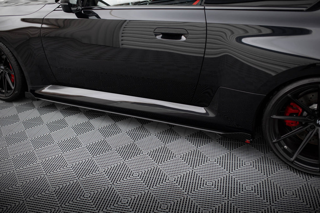Street pro side skirts diffusers v.1 + flaps bmw m2 g87