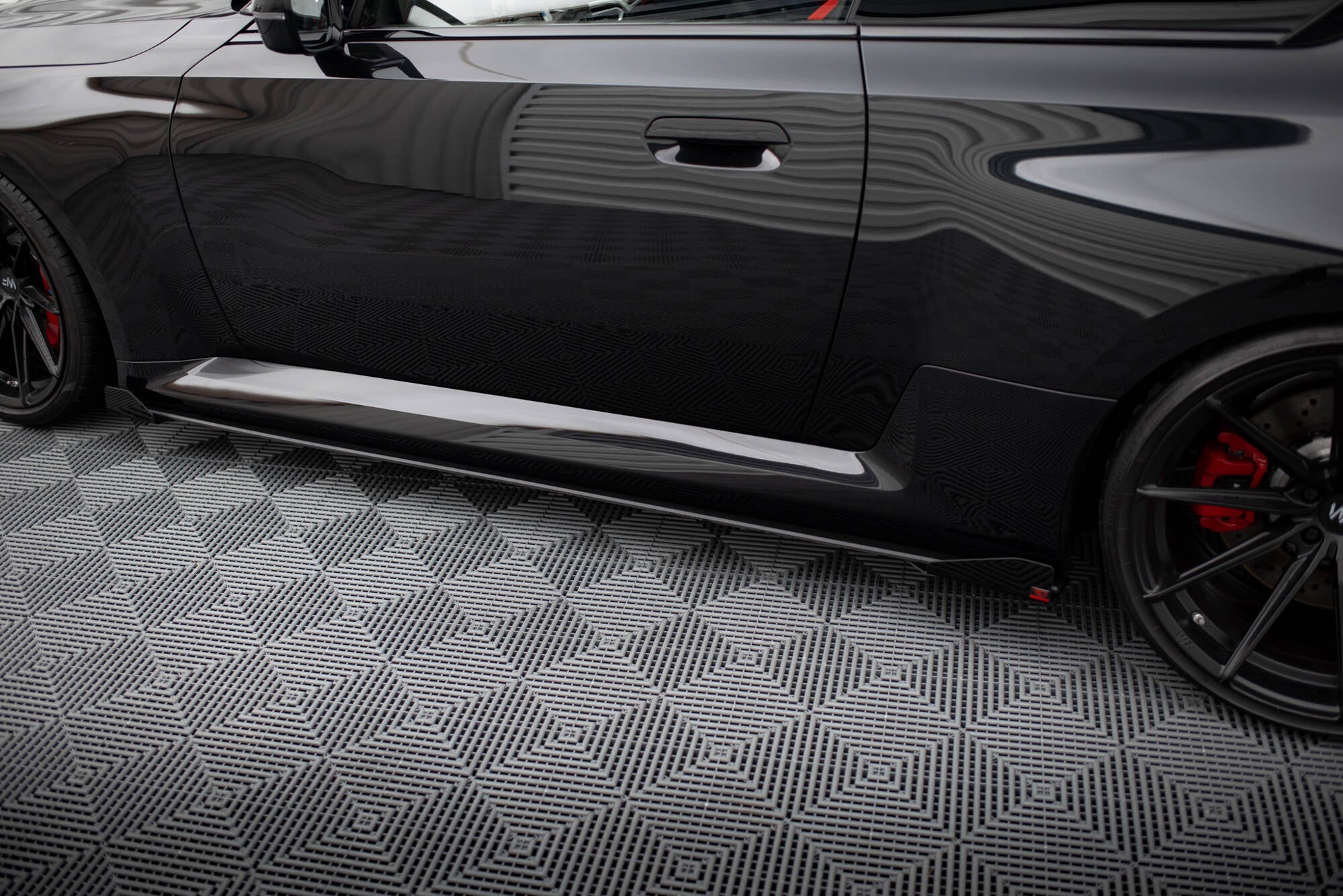 Street pro side skirts diffusers v.1 + flaps bmw m2 g87