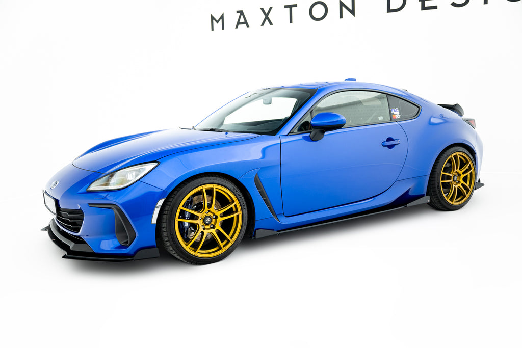 Street pro side skirts diffusers v.1 + flaps subaru brz mk2