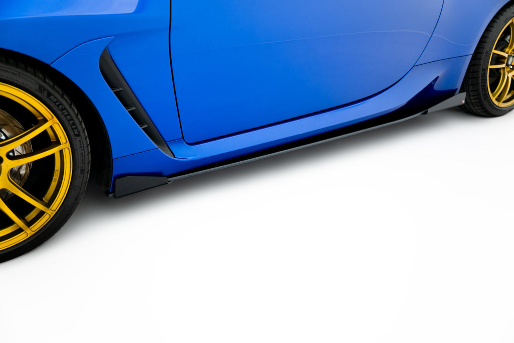 Street pro side skirts diffusers v.1 + flaps subaru brz mk2