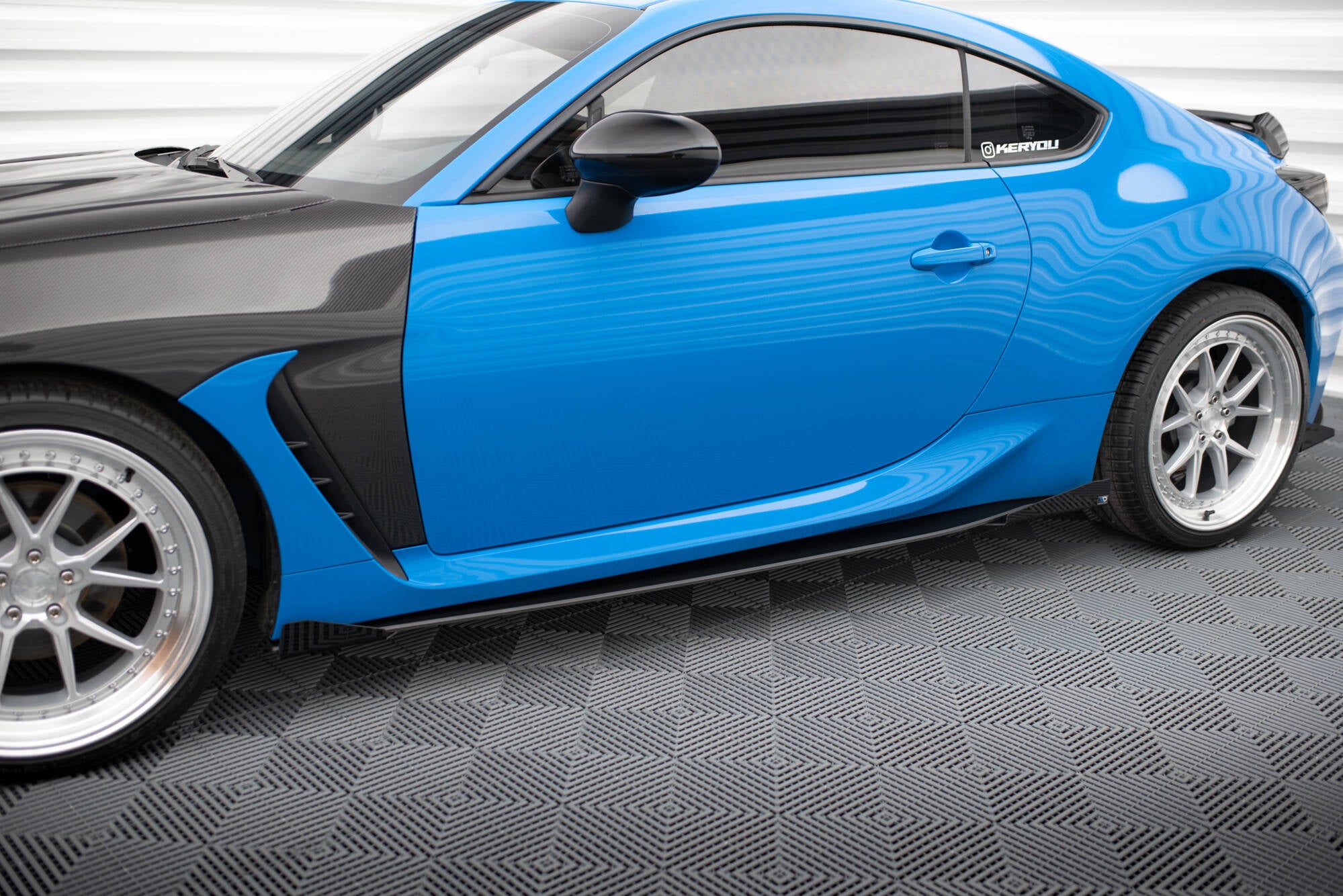 Street pro side skirts diffusers v.1 + flaps toyota gr86 mk1