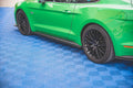 Street pro sideskjørt diffusere v.1 ford mustang gt mk6 ansiktsløftning