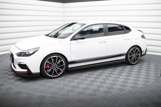 Street pro side skirts diffusers v.1 hyundai i30 n mk3 / mk3 fl hatchback / fastback