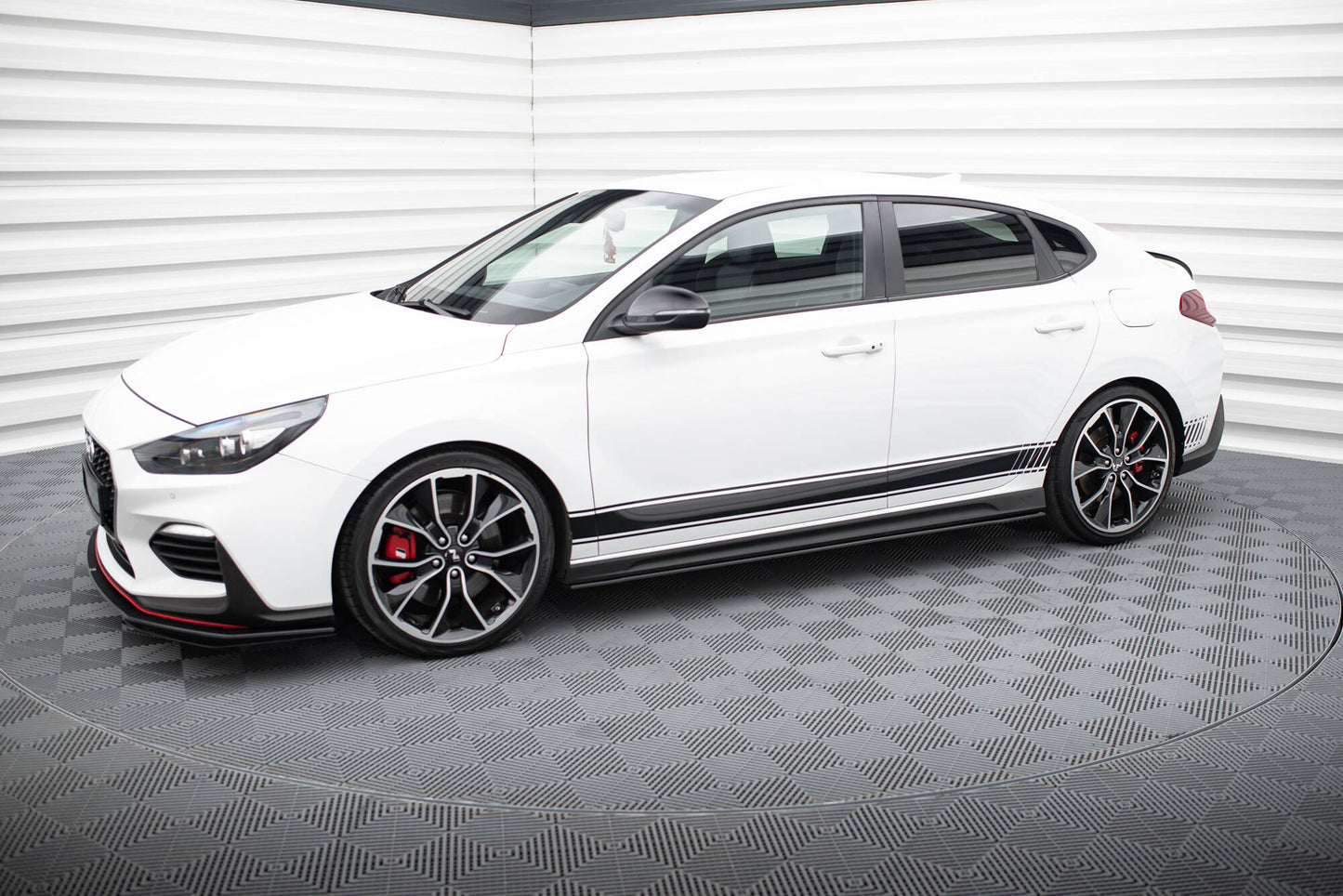 Street Pro Side nederdele diffusorer v.1 Hyundai I30 N Mk3 / Mk3 FL Hatchback / Fastback