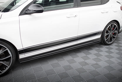 Street Pro Side nederdele diffusorer v.1 Hyundai I30 N Mk3 / Mk3 FL Hatchback / Fastback