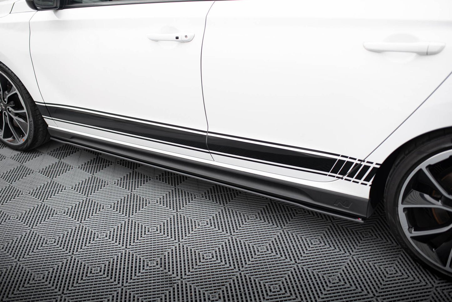 Street Pro Side nederdele diffusorer v.1 Hyundai I30 N Mk3 / Mk3 FL Hatchback / Fastback