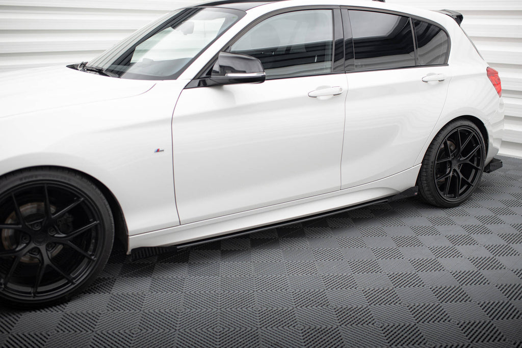 Street Pro Side nederdele diffusorer v.2 + klapper til BMW 1 F20 M135i / M140i / m-pack