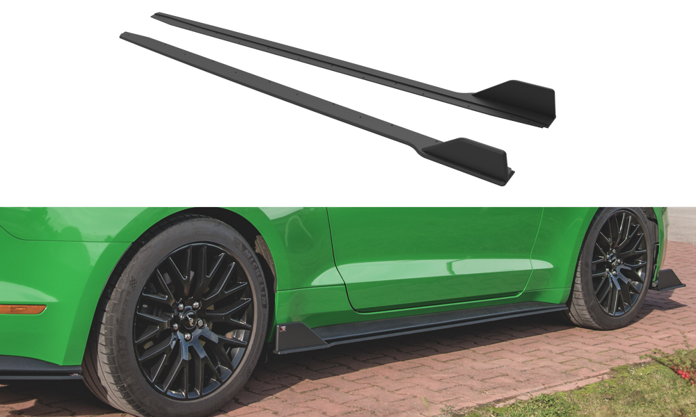 Street Pro Side -hameet Diffusers V.2 Ford Mustang GT MK6 Facelift