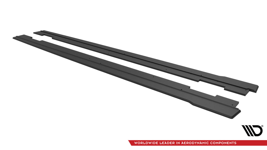 Street pro side skirts diffusers v.2 hyundai i30 n / n-line hatchback / fastback mk3 / mk3 facelift