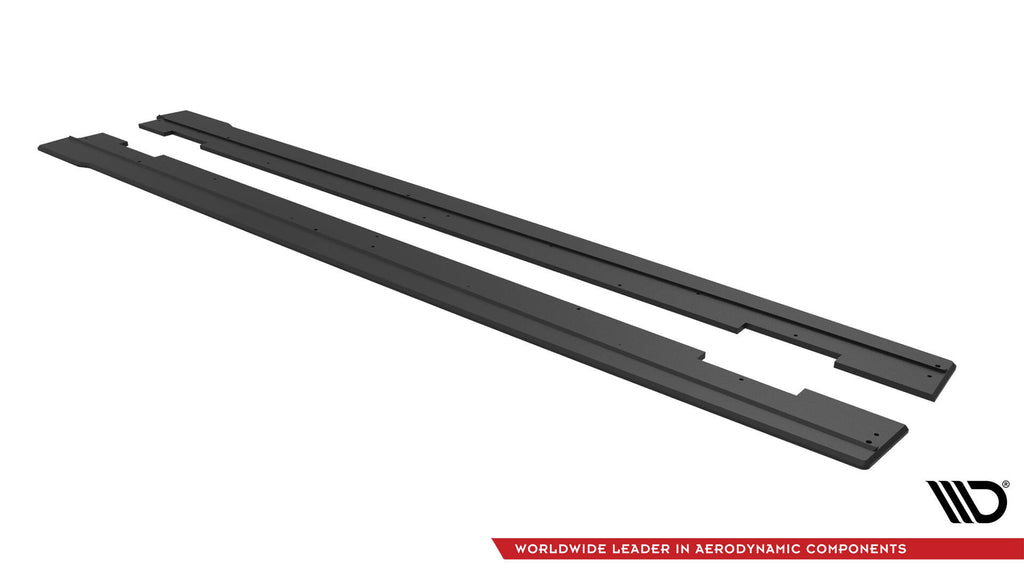 Street pro side skirts diffusers v.2 hyundai i30 n / n-line hatchback / fastback mk3 / mk3 facelift