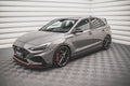 Street pro side skirts diffusers v.2 hyundai i30 n / n-line hatchback / fastback mk3 / mk3 facelift