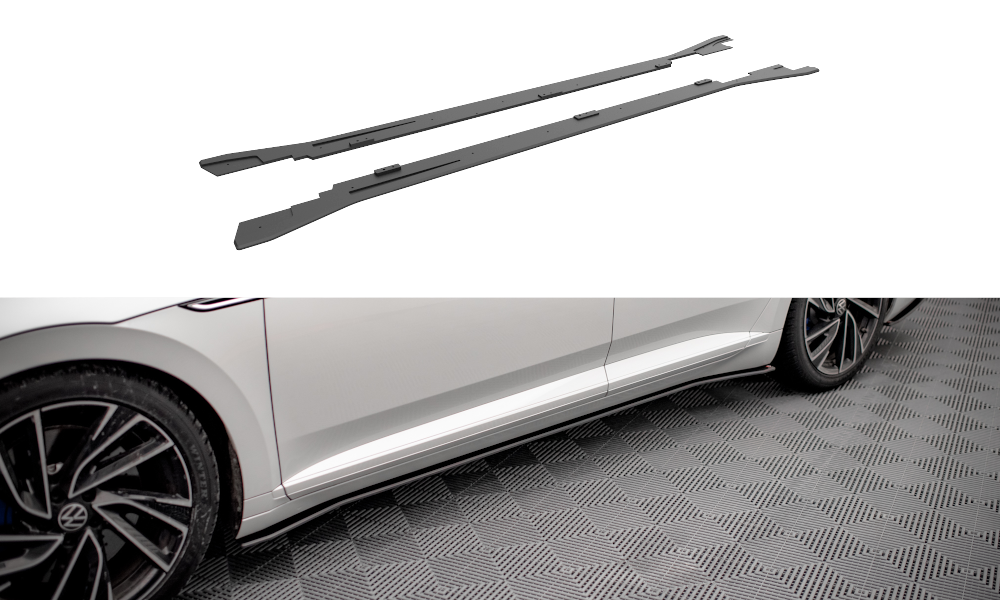 Street Pro -puolipitkät diffusorit v.2 Volkswagen Arteon R / R-Line -facelift
