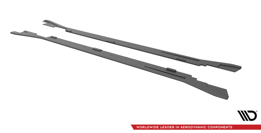 Street pro side skirts diffusers v.2 volkswagen arteon r / r-line sedan / shooting brake mk1 facelift