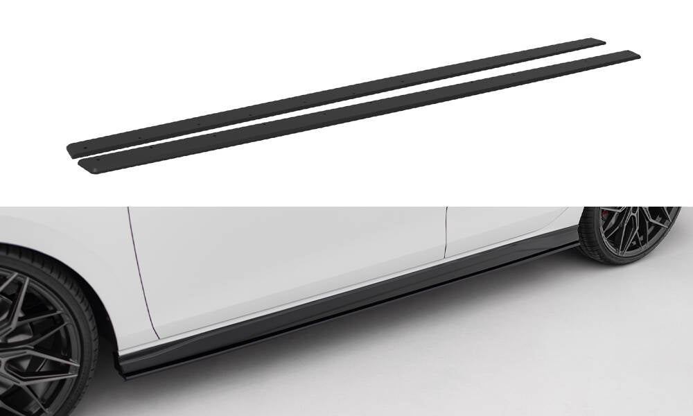 Street Pro Side -hameet Diffusers V.2 Volkswagen Golf GTI / GTE / GTI Clubsport / R-Line MK8