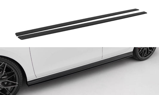 Street pro side skirts diffusers v.2 volkswagen golf gti / gte / gti clubsport / r-line mk8