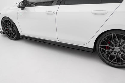 Street pro side skirts diffusers v.2 volkswagen golf gti / gte / gti clubsport / r-line mk8
