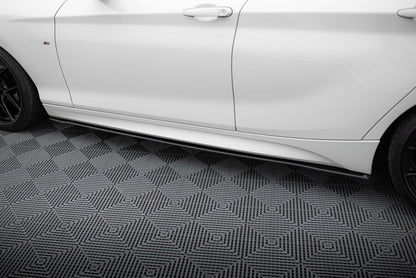 Street pro side skirts diffusers v.2 for bmw 1 f20 m135i / m140i / m-pack