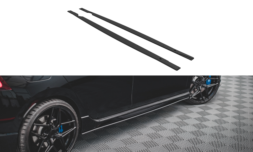 Street pro side skirts diffusers volkswagen golf r mk8