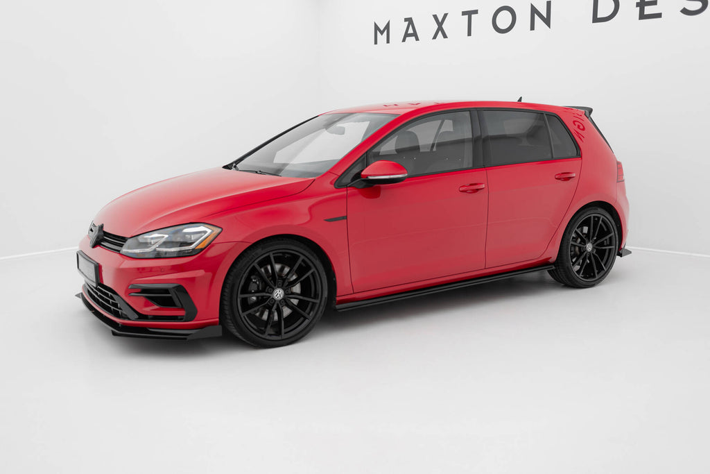 Street pro side skirts diffusers volkswagen golf r / r-line mk7 facelift