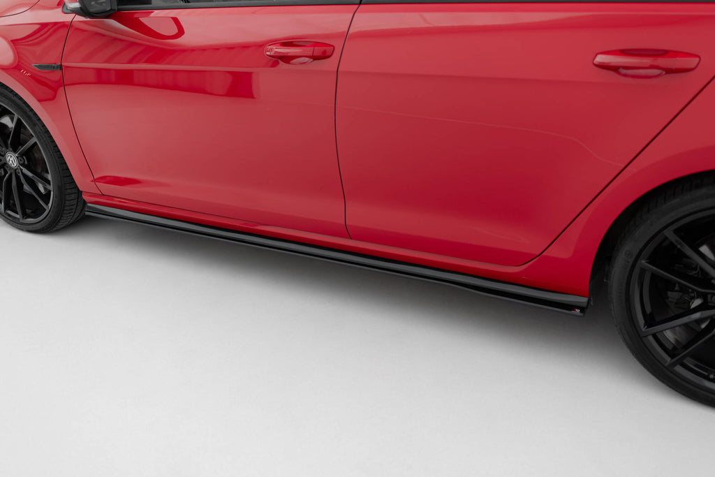 Street pro side skirts diffusers volkswagen golf r / r-line mk7 facelift