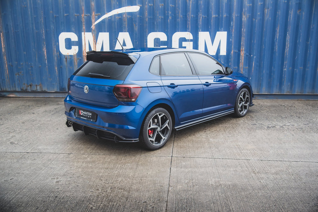 Street pro sideskjørt diffusere volkswagen polo gti mk6
