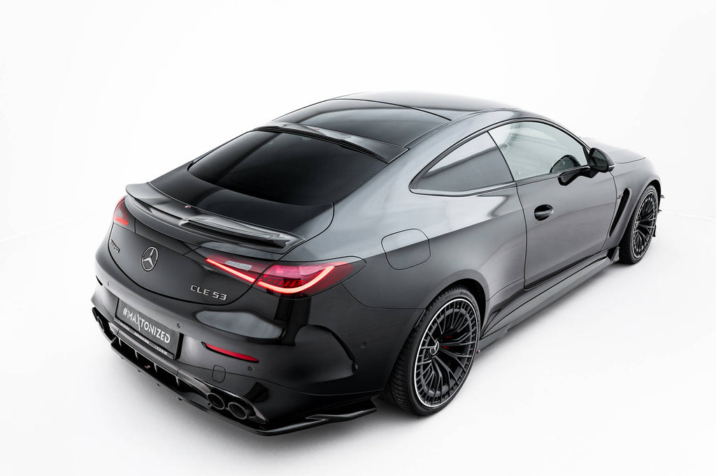 The extension of the rear window mercedes-amg cle 53 / amg-line c236