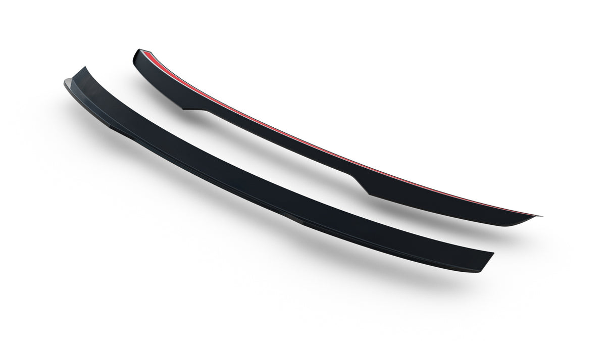 Upper spoiler cap suitable for volkswagen t-roc r-line mk2