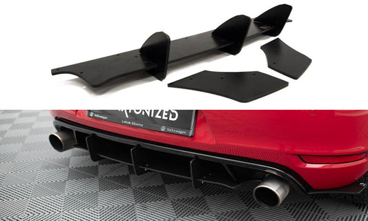 Vw golf vi gti / 35th rear valance & rear side splitters