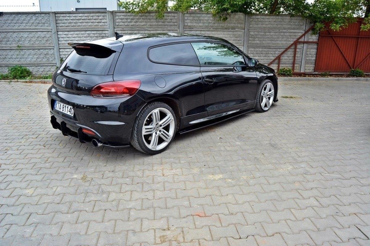 VW Scirocco R Rear diffuser & rear side splitters