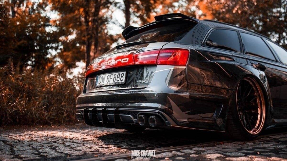 Wide Body Audi S6 C7 Avant + Set of Splitters
