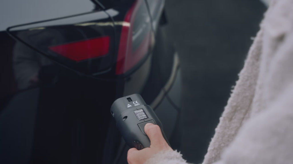 Tesla-ladekabel med knapp Type 2 svart - 22 kW