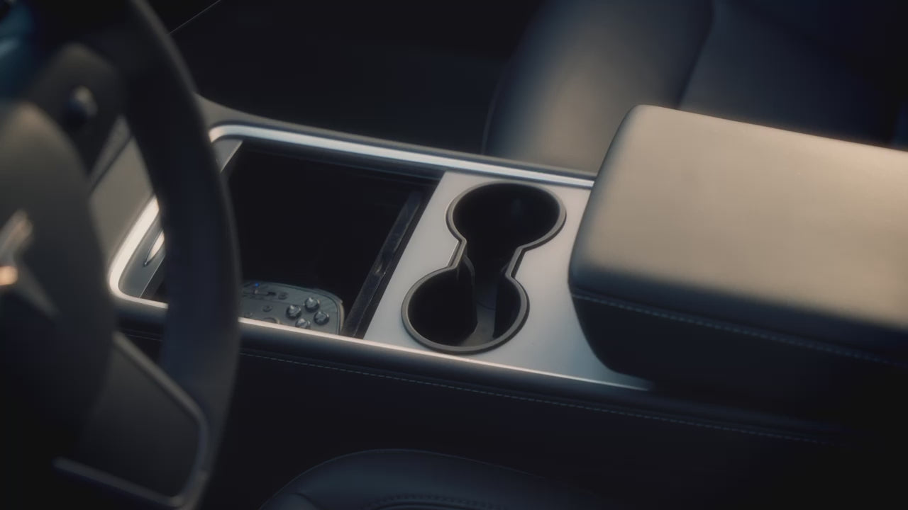 Mugghållare silikon Model 3 & Y