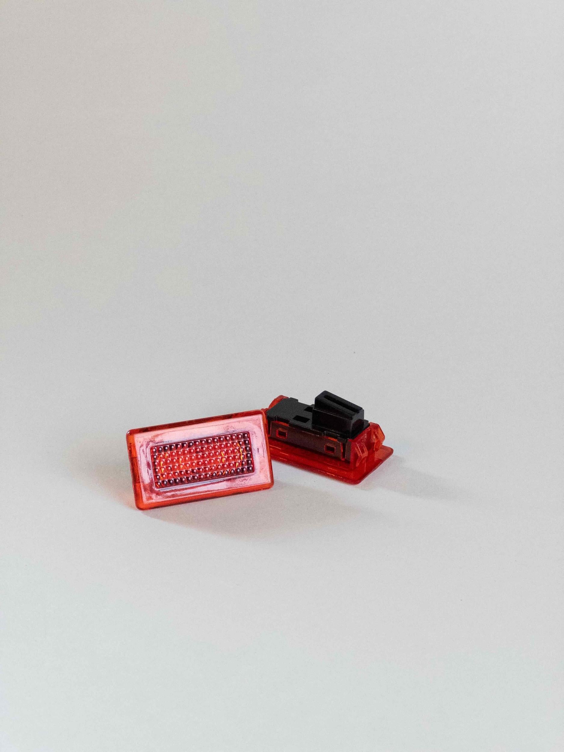 Tesla Varningslampor Röda 2-pack