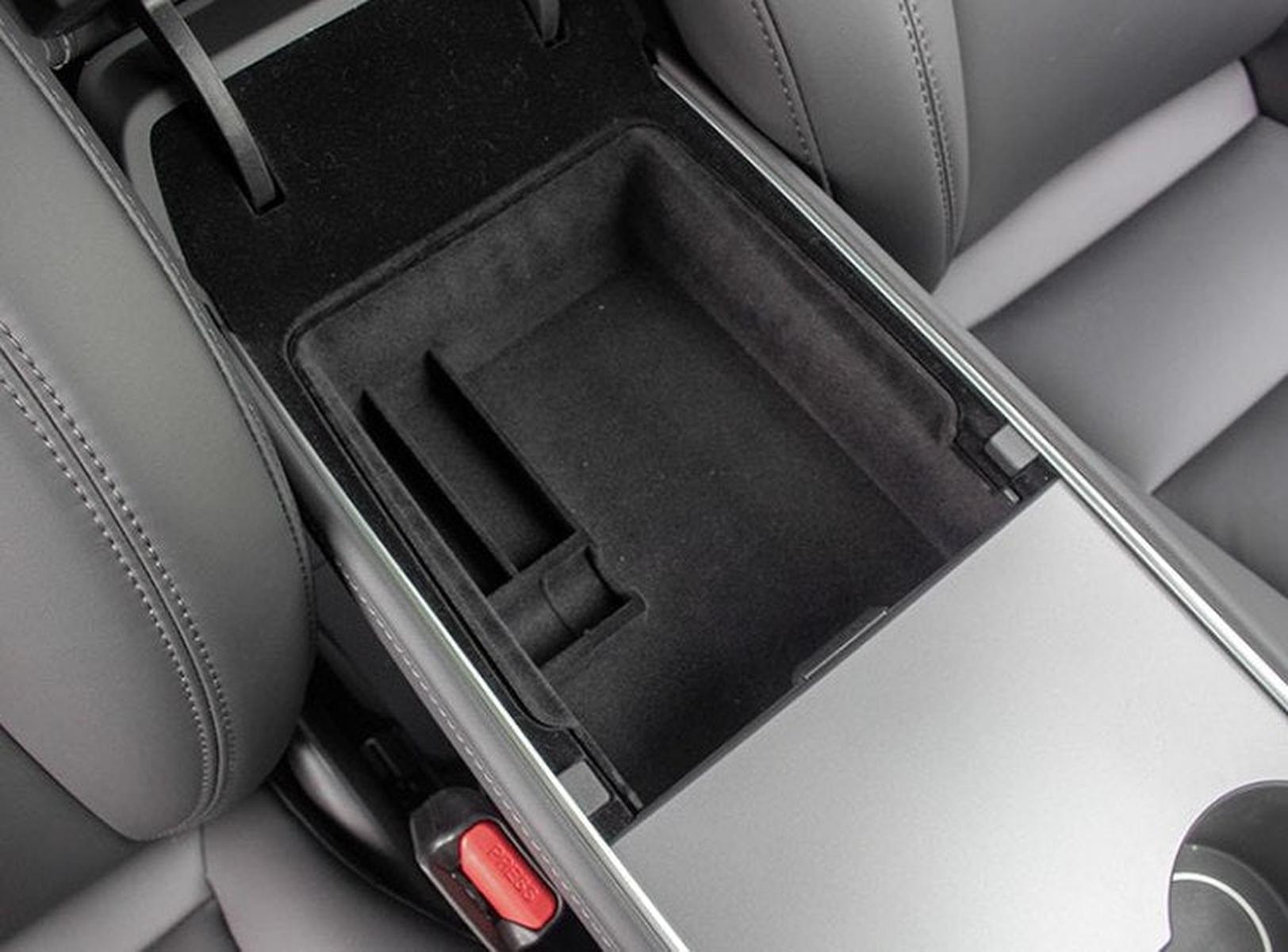 Förvaringslåda Armstöd Tyg Tesla Model 3 & Y