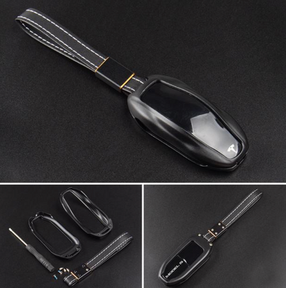 Model S -avaimenperän suojus monissa eri väreissä metallia