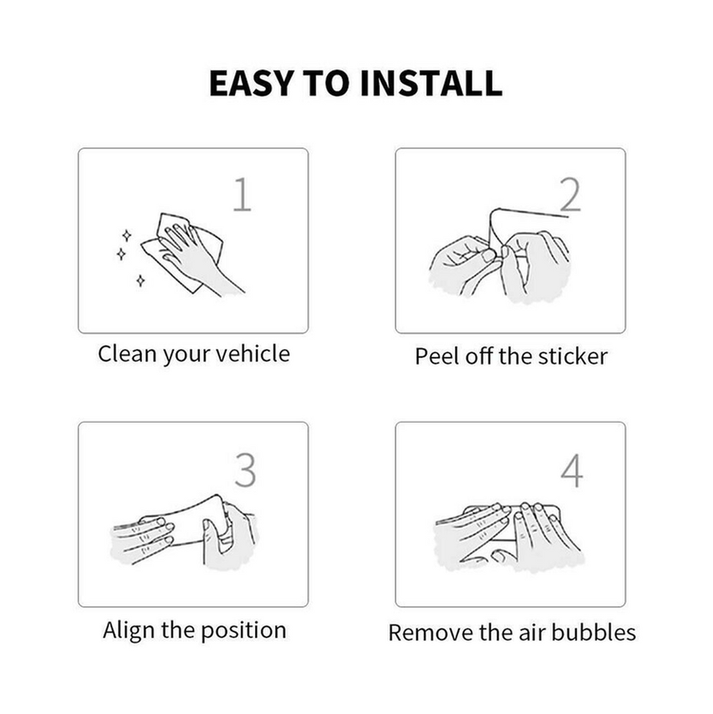 Dörrdekal Tesla Model 3 & Y