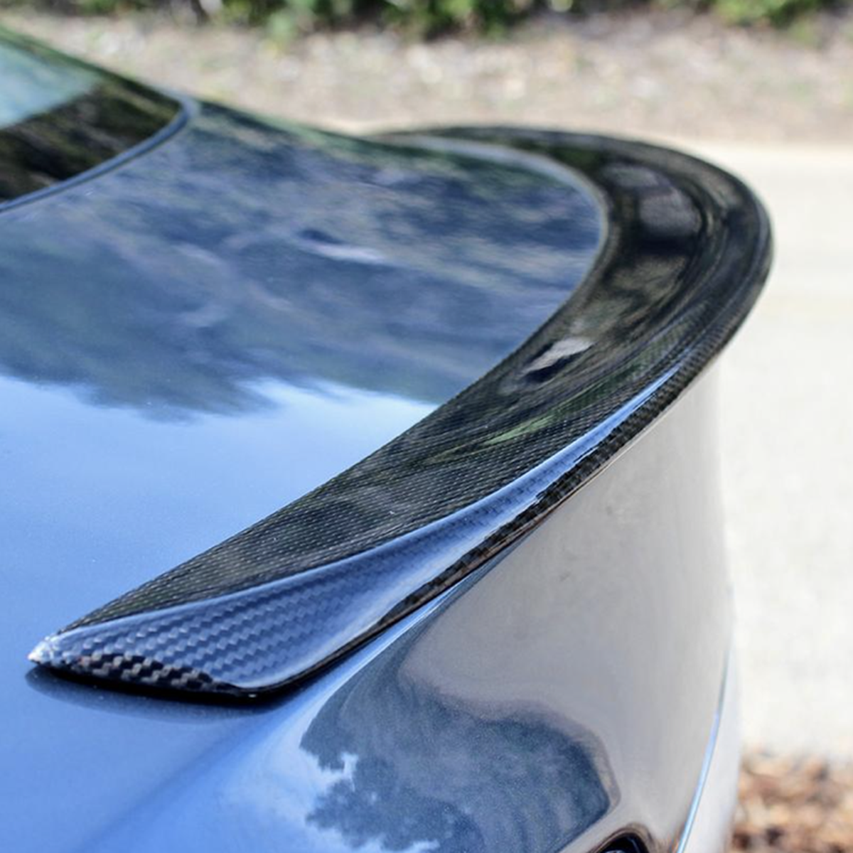 Spoiler Kolfiber Blank Tesla Model S