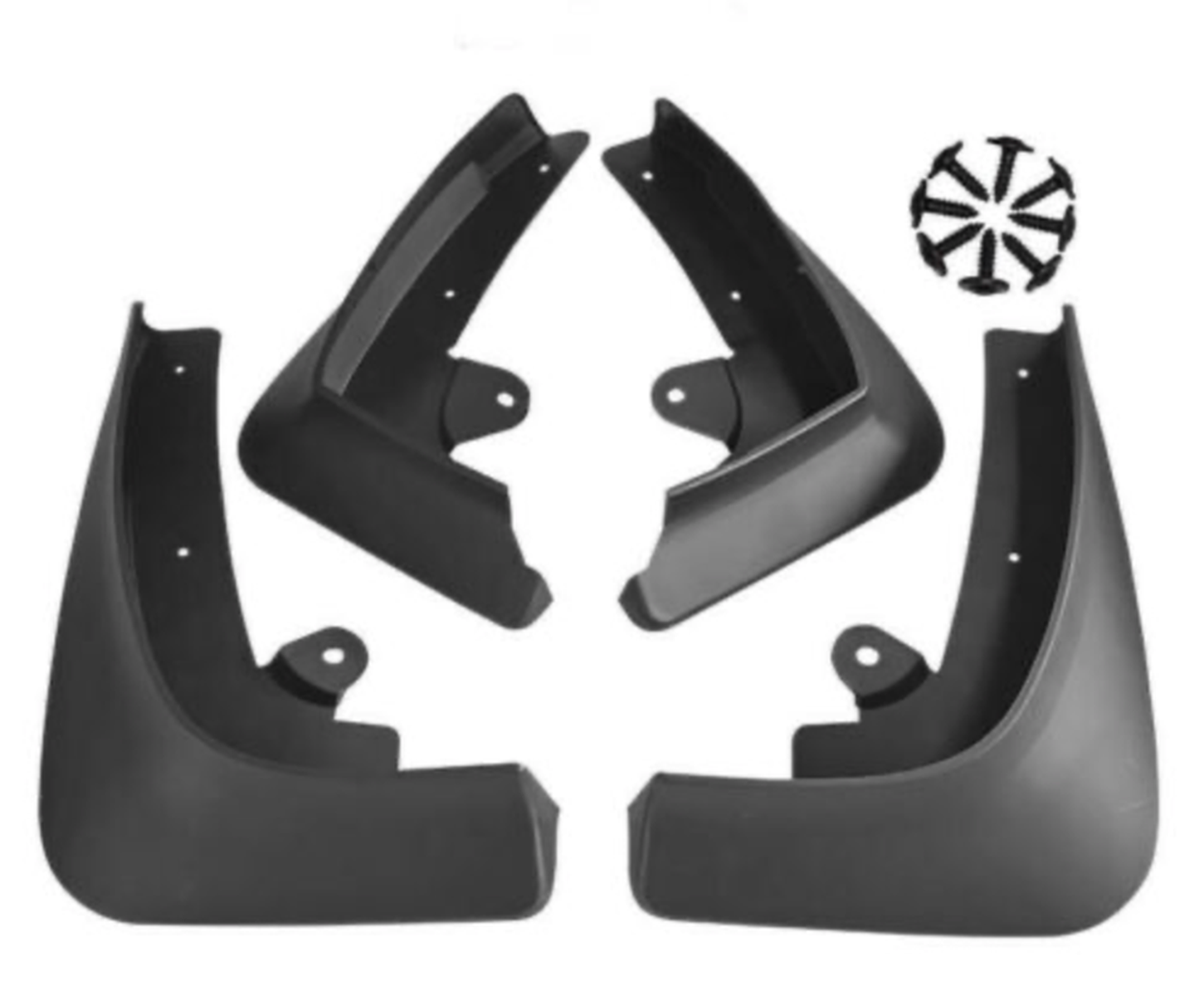 Model X stänkskydd mattsvart