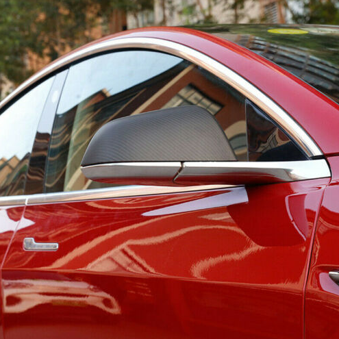 Model 3 side mirrors carbon fiber matt