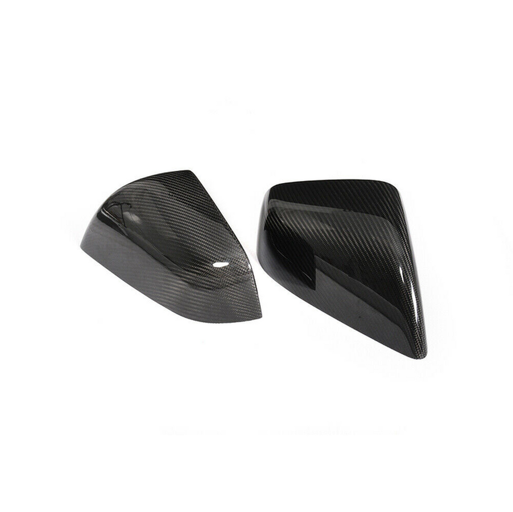 Model X sidospeglar kolfiber matt