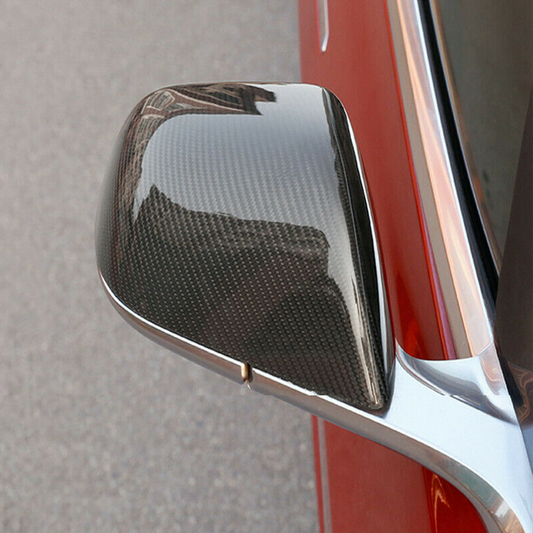 Model S sidospeglar kolfiber blank