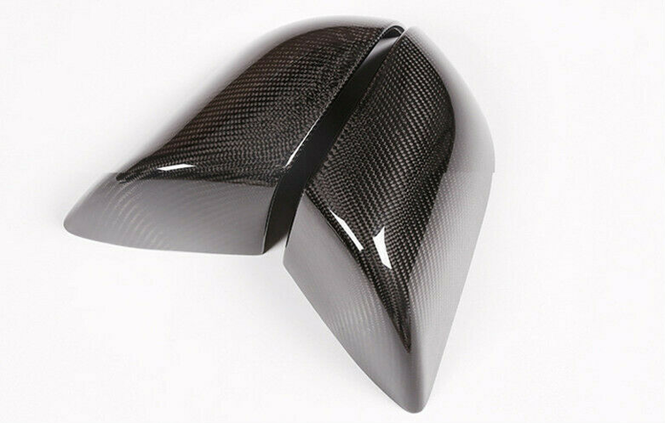 Model S side mirrors carbon fiber glossy