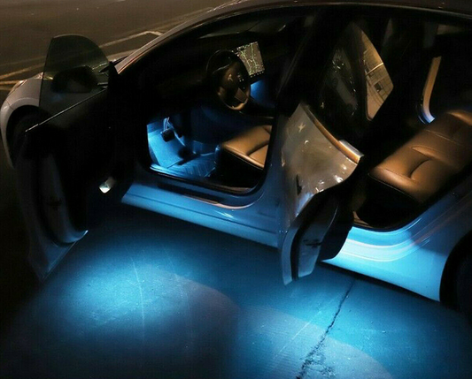 Tesla led lampor blåa 2-pack