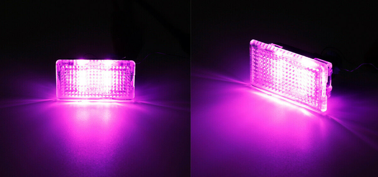 Tesla led lights purple 2-pack
