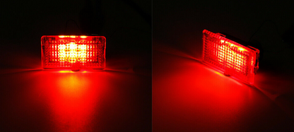Tesla led lights red 2-pack