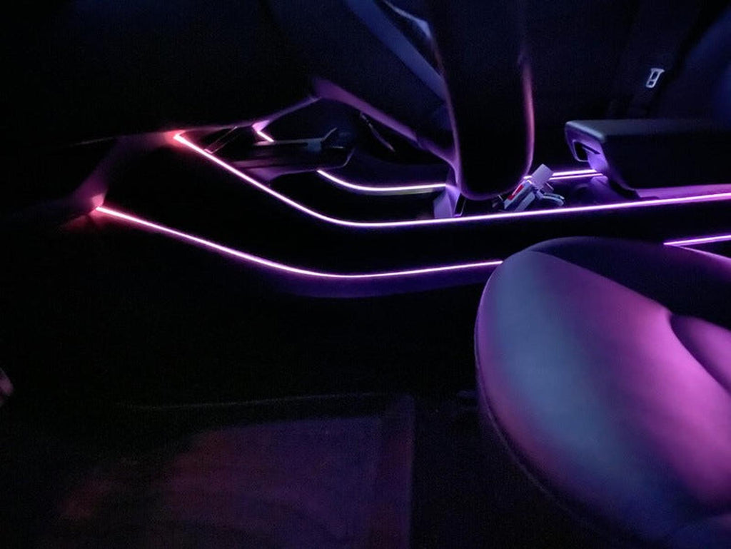 LED strip Appstyrd Flera Färger Tesla Model 3 & Y