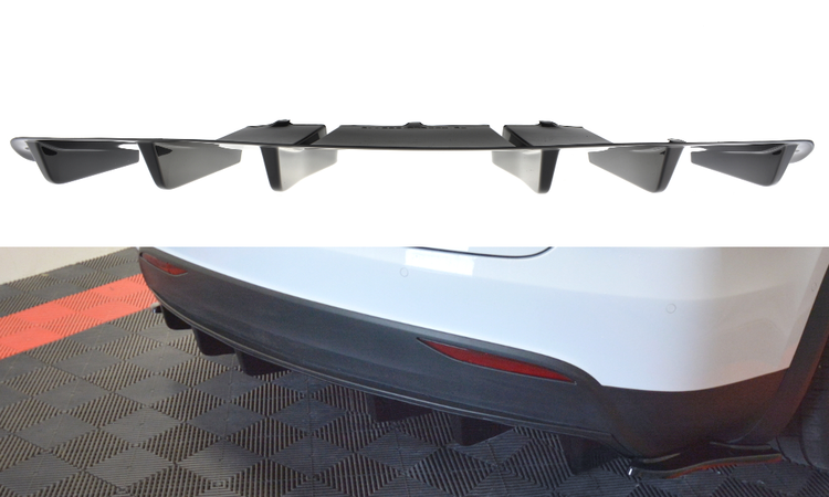 Bakre Diffuser Maxton Design Tesla Model X