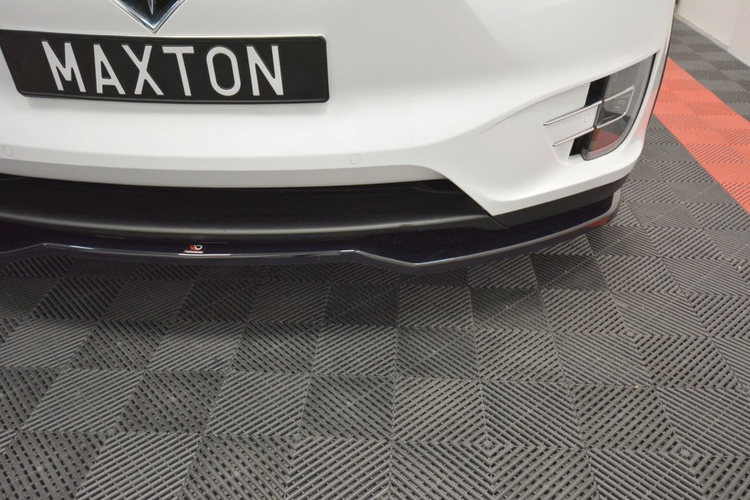 Front Lip Spoiler V2 Maxton Design Tesla Model X