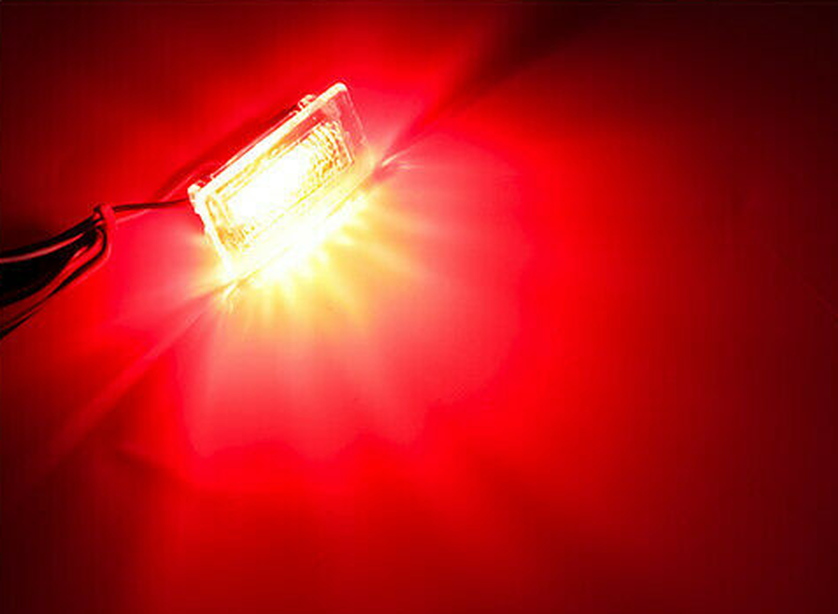 Tesla Varningslampor Röda 2-pack