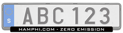 License Plate List with Text